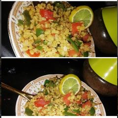 A picture of Moong dal chaat.