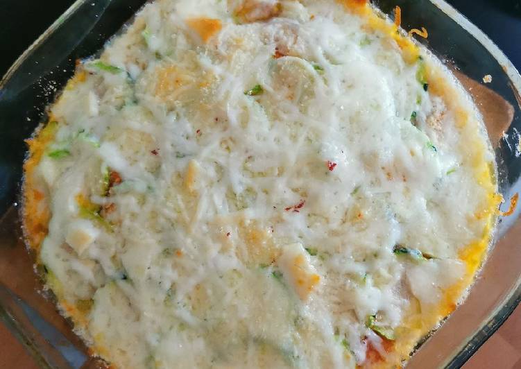 Lasaña de calabacín gluten free