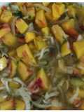 Ceviche de durazno