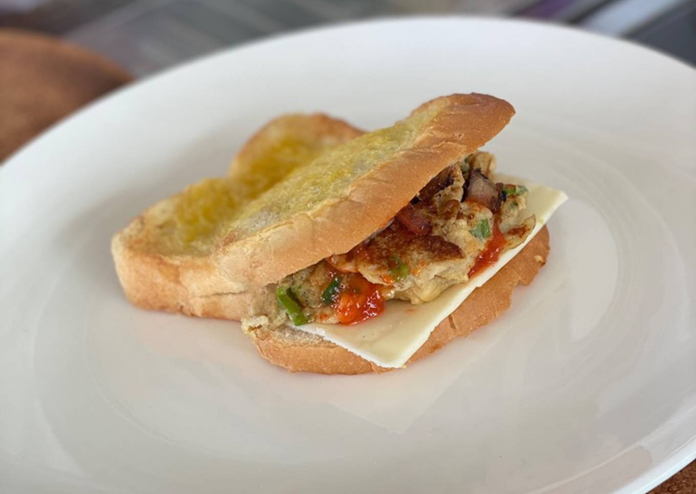 Egg Drop Sandwich ala kadar