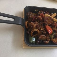 A picture of Schezuan Style Mixed Seafood Sizzler.