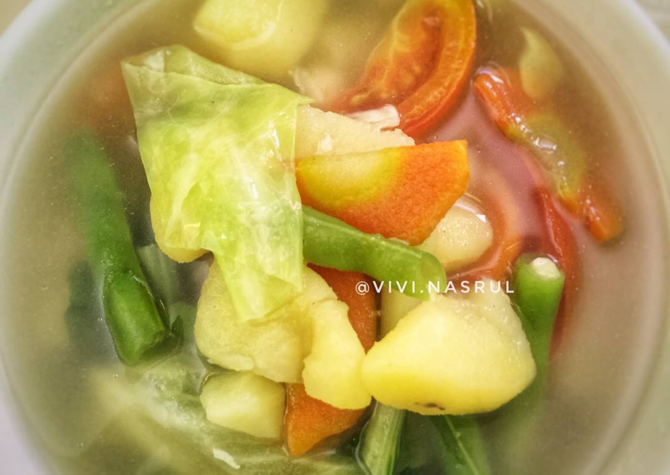 Sup sayur ayam