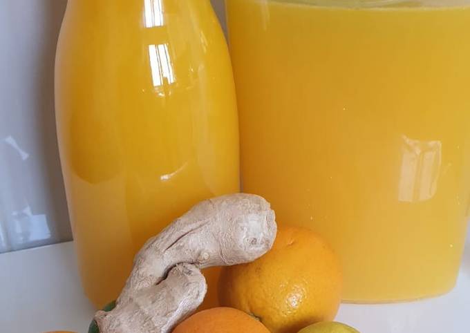 Jugo de naranja con jengibre y limón Receta de AMY Con Sus Recetas  Tradicionales Modernas y Naturales)- Cookpad