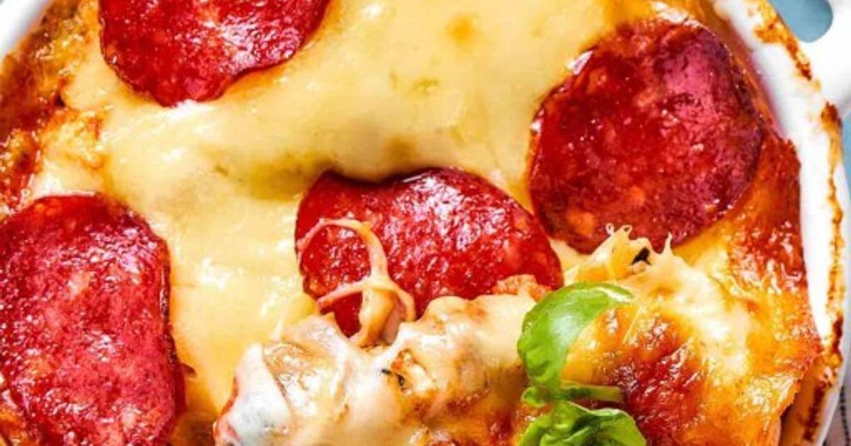 🥇Crustless Pizza Bowl By (Jerr) Recipe by Jerry Kaye - Cookpad