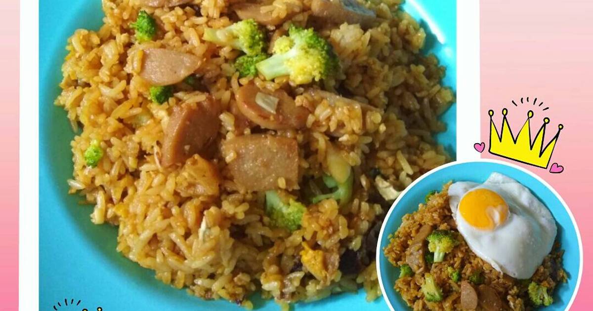 resep nasi goreng pedas manis Resep Nasi Goreng Bakso Praktis oleh Merlita Natalia Cookpad