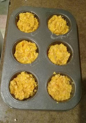 Una foto de Muffins salados saludables de zanahoria y zapallo!!!