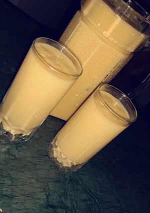 A picture of Mango shake.