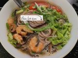 Bún gạo lứt tôm