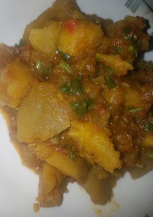 A picture of Sweet potato pottage.