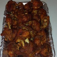 Fried turkey A picture of Fried turkey.