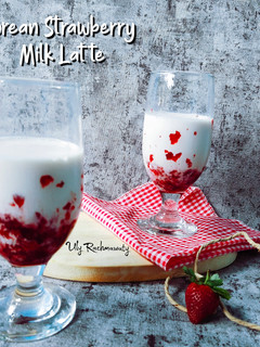 Foto resep Strawberry Milk Latte
