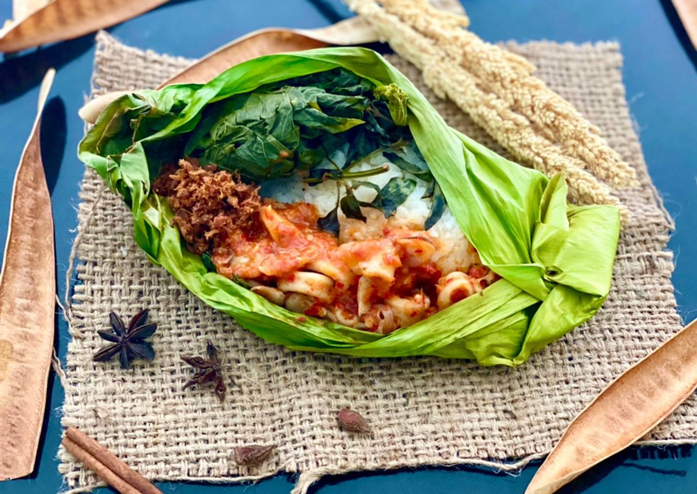 Nasi liwet bakar