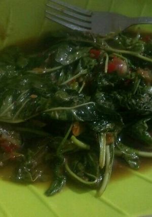 Foto resep Cah Bayam Bumbu Rujak