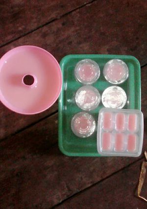 Foto resep Puding agar agar rasa susu strowberry