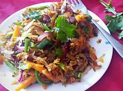 A picture of onion garlic chapati