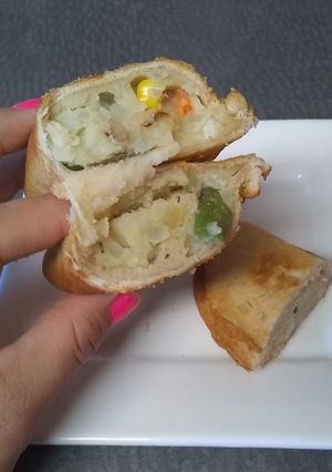 Una foto de Empanadas inspiradas en Samosas