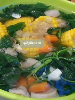 Foto resep Sayur Bening Bayem Jagung Manis