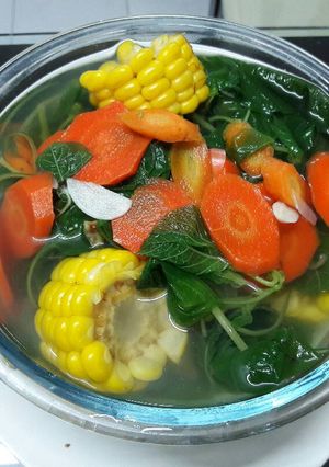 Foto resep Sayur bayam