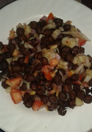 A picture of Chana chat.