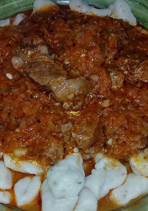 Una foto de Ñoquis provenzal con Tuco de carne🤗⚘