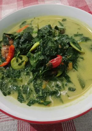 Foto resep Santan daun singkong