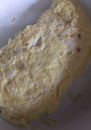 Una foto de Tortilla francesa de pescado y queso