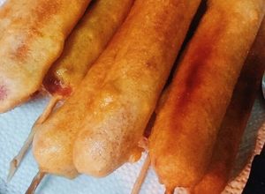 Una foto de Corn Dogs o Banderillas
