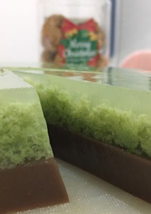 Foto resep Puding Lumut Cokelat