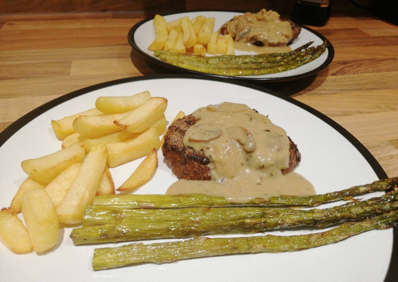 Beef Steak Saus Jamur Ala Rumahan