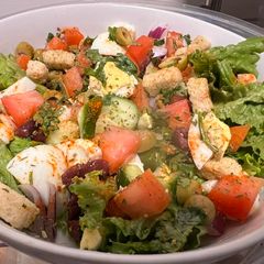 Mediterranean egg salad A picture of Mediterranean egg salad.
