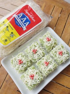 Foto resep Ongol-ongol Bihun Pandan Keju