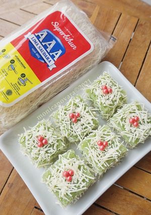 Foto resep Ongol-ongol Bihun Pandan Keju