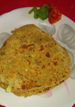 A picture of Cucumber paratha.