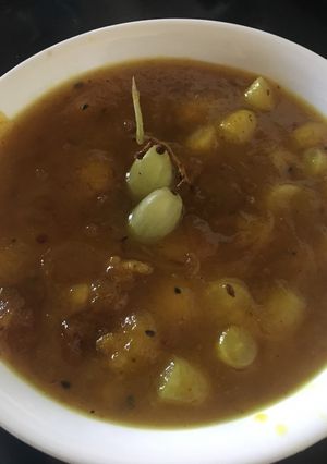 A picture of Mix fruit chutney.