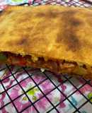 Empanada rápida de verduras y atún 🥒🍅