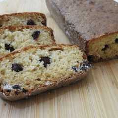 Una foto de Budín de vainilla con chips de chocolate