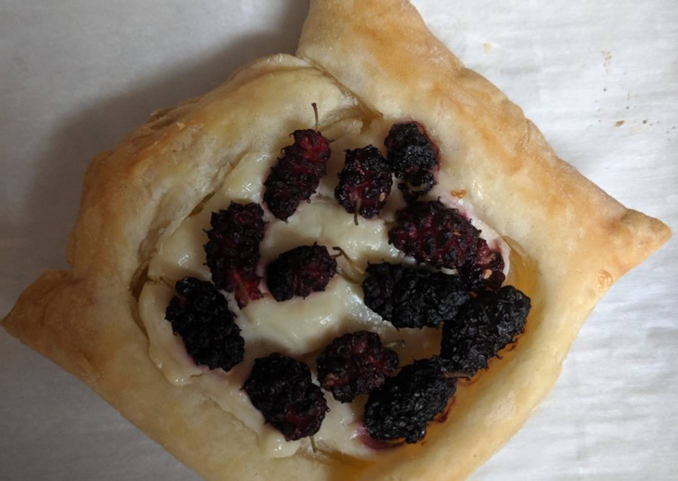 No Sugar Added Orange, Mulberry, and Cream Cheese Pastries