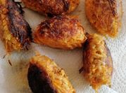 Una foto de croquetas de zanahoria y avena