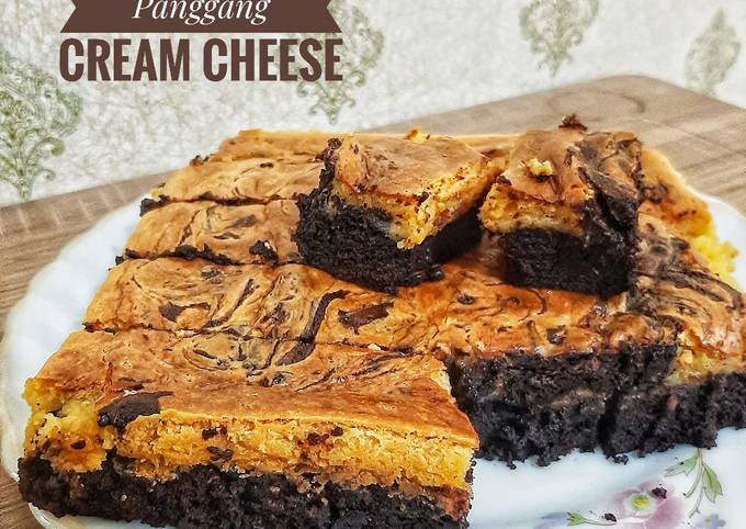 80. Brownies Panggang Cream Cheese