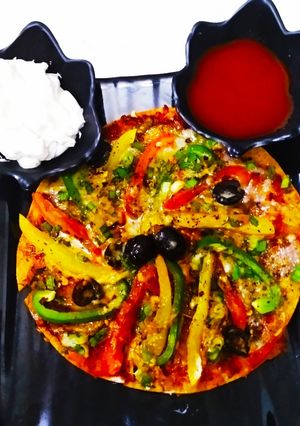 A picture of Khakhra Pizza.