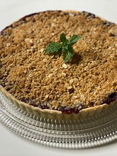 A picture of Strawberry Rhubarb Tarts.