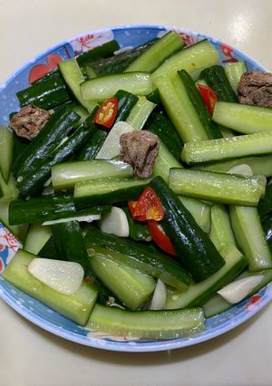 梅漬黃瓜 的食譜成品照片