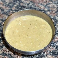 A picture of Gulshela / pumpkin kheer.