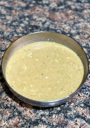 A picture of Gulshela / pumpkin kheer.