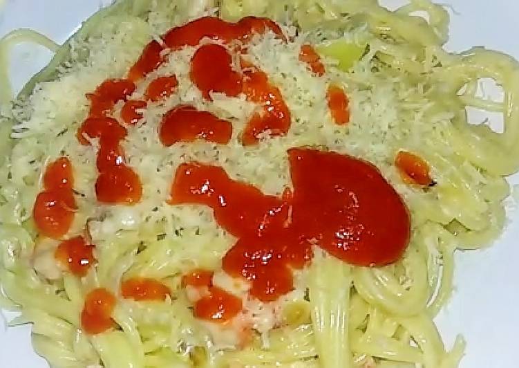 Cara Gampang Menyiapkan Carbonara spagety Jadi, Sempurna