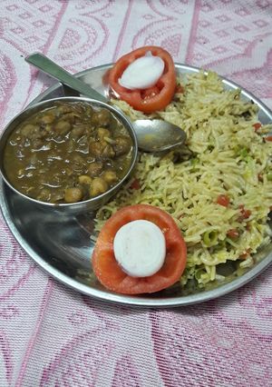 A picture of Chole Pulav.