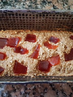 Una foto de Budín saludable de banana y membrillo