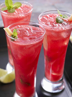A picture of Mint and Watermelon juice.