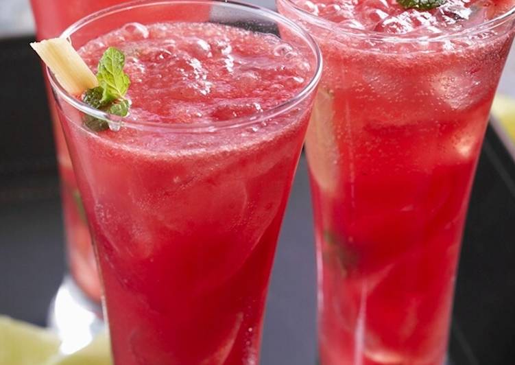 Mint and Watermelon juice