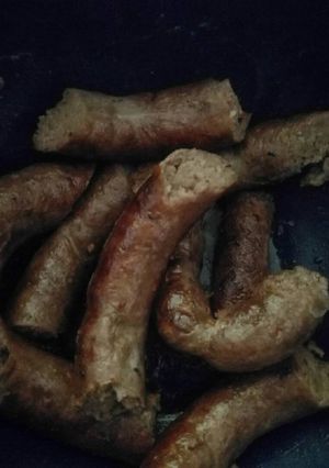 A picture of Oven Grilled boerewors.